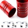 Red ASYXPCRH Inch Turbocharger Hose Clamp-0