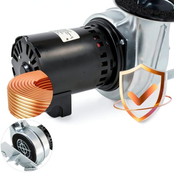 Hiorucet 2002.16 Damper Blower Motor for Hardy - 120 CFM 120k BTU-2